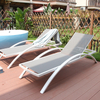 Swimming Pool Furniture Outdoor Aluminum Beach Upholstery Lounge Chaises Pool Chairs Sun Lounger TG-NI20