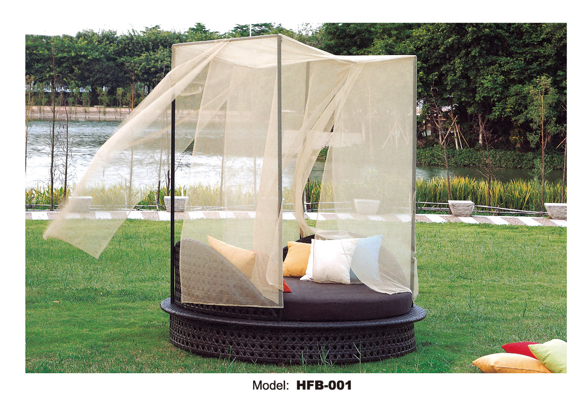 TG-HFB001 Wholesale Fashion Sun Lounger Hotel Outdoor Furniture