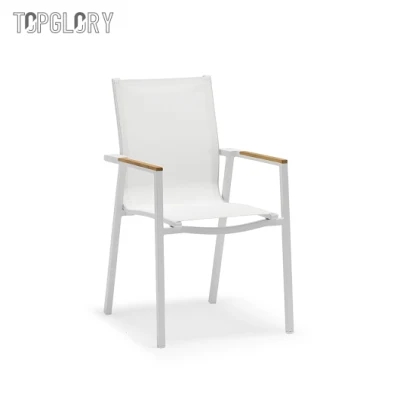 Promotional Modern Outdoor European Style Waterproof Furniture Set Aluminum Table and Chair TG-KS9120