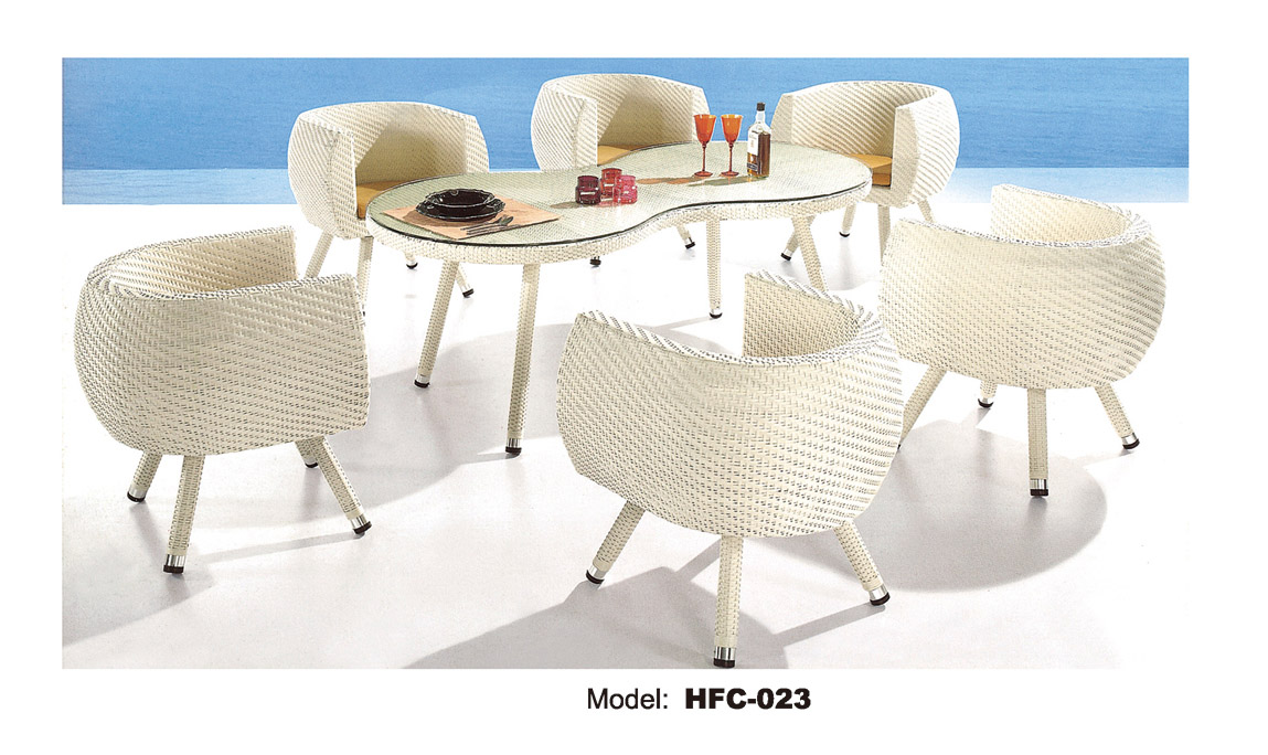 TG-HFC023 Outdoor Furniture Garden Dining Table Set for Garden