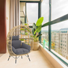 Modern High Quality New Design Outdoor Using Iron PE Rattan Chair TG-NI25