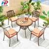 High Quality Custom Leisure Home Modern Cast Aluminium Modern Patio Outdoor Garden Dining Furniture