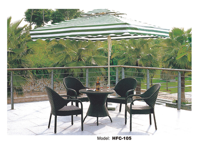 TG-HFC105 Modern Outdoor Furniture Home Hotel Restaurant Patio Garden Sets Dining Rattan Chair And Table