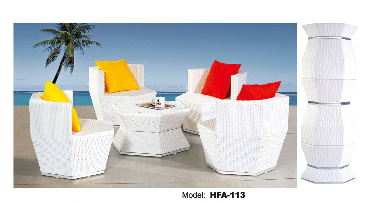 TG-HFA113 Modern Design Customized Garden Furniture Patio Rattan Sofa Set