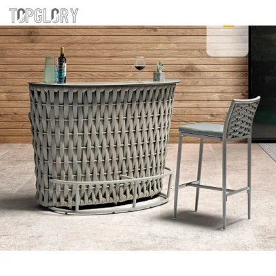 Factory Price Style Modern Metal Outdoor Home Dining Furniture Restaurant Bar Chair and Table for Hotel Cafe Coffee TG-KS9123