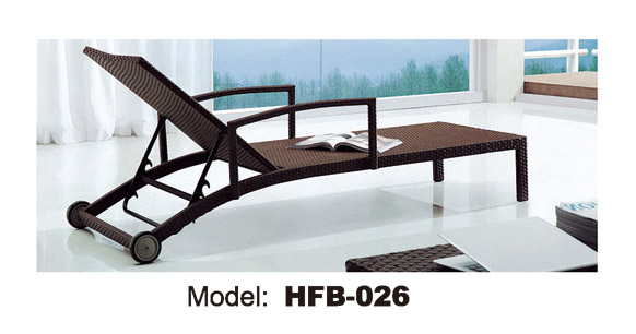 TG-HFB026 Modern Outdoor Patio Garden Home Hotel Resort Furniture Beach Chair Lounge Sun Lounger Daybed Sunbed