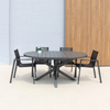 Outdoor balcony, outdoor tables and chairs, courtyard leisure, all aluminum stretch dining table combination, outdoor sun protection and rust prevention tables and chairs TG-NI39.40