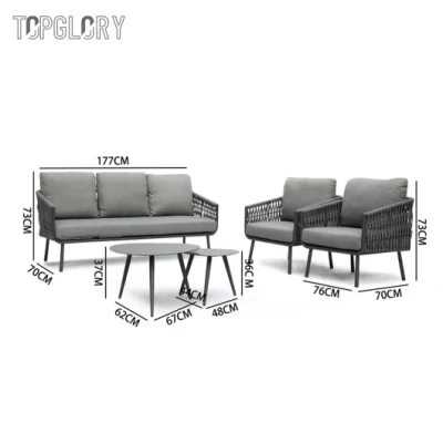 Modern Design Outdoor Furniture Wicker Rope Sofa TG-KSU3512 