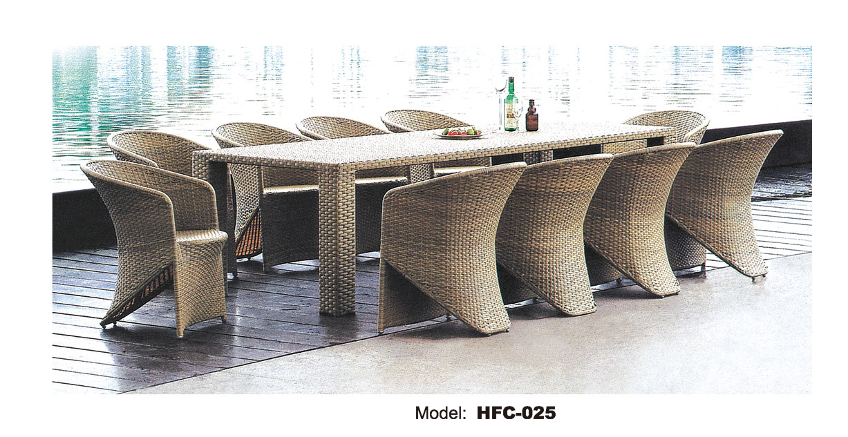 TG-HFC025 Outdoor Furniture Dining Table Set for Garden