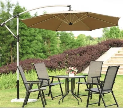 Aluminum beach swimming pool garden umbrella outdoor sun umbrella for restaurant TG-002B